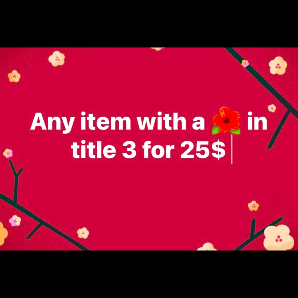 Pick Any 3 Items With In Title 3 For 25$ - image 1